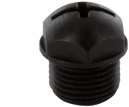 Murr Blind cap for M12-Port VE 4, plastic, hex
