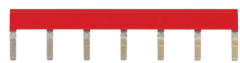 Murr Potential rail, 10-pole, spacing 6.2 mm, red Murrelektronik