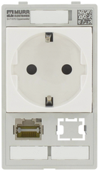 Murr Modlink MSDD Single combi insert, RJ45+data cutout