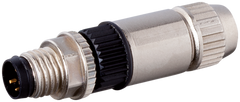 Murr M8 Connector, male 0°, 4-pole, c/s 0.14 - 0.34mm²