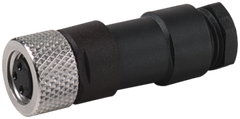 Murr M8 female 0°, field-wireable, 3-pole, 0.25mm² Murrelektronik