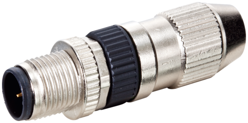 Murr M12 Connector, male 0°, 4-pole, c/s 0.14 - 0.34mm²