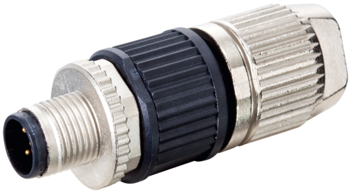 Murr M12, IDC, Connector, male 0°, 5-pole, c/s 0.34 - 0.5mm²