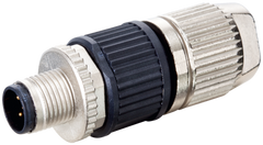 Murr M12, IDC, Connector, male 0°, 5-pole, c/s 0.34 - 0.5mm²