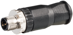 Murr Terminal, field-wireable, M12 male 0°, 5-pole, 2.5-8mm