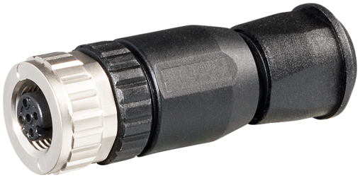 Murr Terminal, self-wireable, M12 female 0°, 5-pole, Ø2.5-8mm