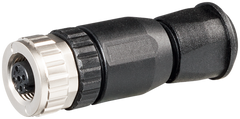 Murr Terminal, self-wireable, M12 female 0°, 5-pole, Ø2.5-8mm