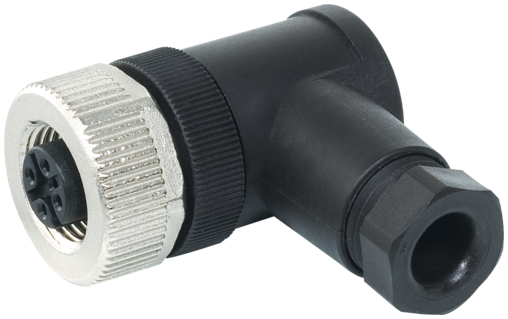 Murr Screw terminal, M12 female 90°, field-wireable, 8-pole