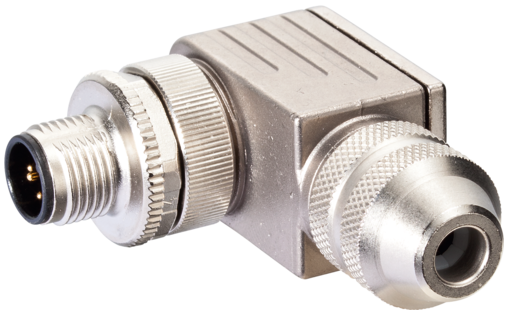 Murr Screw terminal, M12 male 90°, 2-pole, c/s 0.25-0.5mm²
