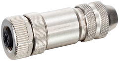 Murr Screw terminal, M12 female 0°, B-code, cable Ø 6-8mm