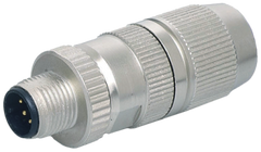 Murr M12 Connector, male 0°, 3-pole, c/s 0.25 - 0.34mm² Murrelektronik