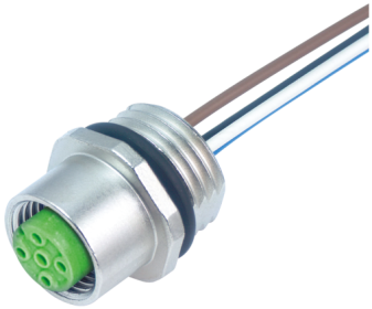 Murr Receptacle, M12 female, 4-pole, 0.2m Murrelektronik