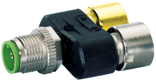 Murr T-Coupler Slim M12 male 5-pole / 2x M12 female