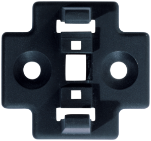 Murr Holder for M12 T coupler, slimline, screw fixing Murrelektronik