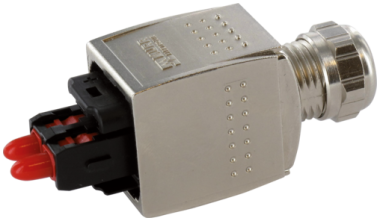 Murr SCRJ POF connector, push-pull, male 0°, 2-pole, 6.5-9mm Murrelektronik