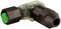 Murr M12 Connector, female 0°, 4-pole, c/s 0.24 - 0.5mm²