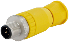 Murr M12 Screw terminal, male 0°, self wireable, 5-pole Murrelektronik