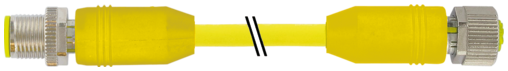 Murr M12 male 0°/female 0°, shielded AIDA, 5-pole, 20m
