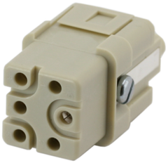 Murr Connector, A3 female, 5-pole, crimp terminal, 400V, 16A Murrelektronik