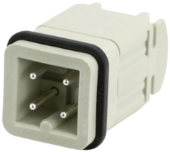 Murr Connector, A3 male, 3-pole, screw terminal, 400V, 10A Murrelektronik