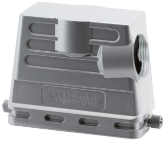 Murr B16 Hood, low profile, single locking, side entry M25 Murrelektronik