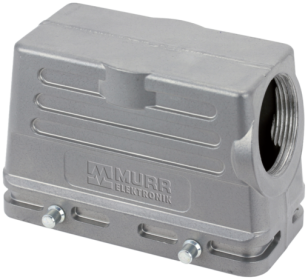 Murr B16 Hood, low profile, double locking, side entry M25 Murrelektronik