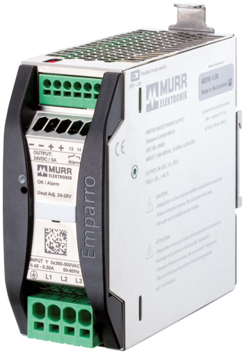 Murr Emparro Power supply, 3-phase, 24-28VDC, 5A