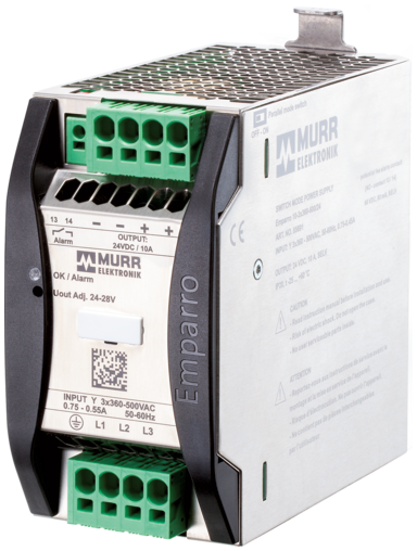 Murr Emparro Power supply, 3-phase, 24-28VDC, 10A
