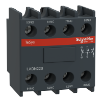 Schneider Auxiliary contact block, 2NO + 2NC Schneider Electric