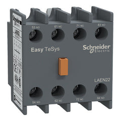 Schneider Auxiliary contact block, screw, 2NO + 2NC Schneider Electric