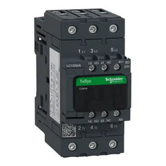 Schneider TeSys D Contactor, 3-pole, 3NO, 24VDC coil, 50A