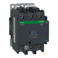 Schneider Contactor, 3-pole, 3NO, 220VAC coil, 95A Schneider Electric