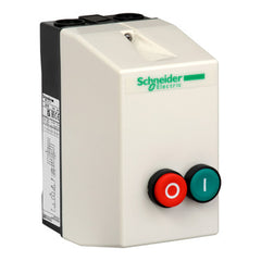 Schneider Enclosed Dol starter, 400VAC coil, 9A