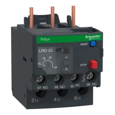 Schneider TeSys D Thermal overload relay, 16 - 24A