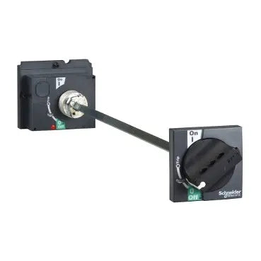 Schneider Extended rotary handle, black, 185 - 600 shaft
