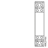 Siemens Plug in socket for RT relay, screw terminal