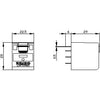 Siemens Plug-in relay, 3 changeover contacts, 22.5mm width, 115VAC, 10A