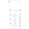 Siemens Plug-in relay, 3 changeover contacts, 22.5mm width, 115VAC, 10A