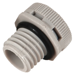 Flexkabel Vent plug, plastic, grey, M12 x 1.5mm