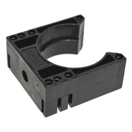 Reiku Conduit support bracket, polyamid, black, NW 10mm