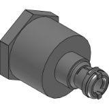 Reiku Joint for transmitter, NW 10mm, M8x1, black