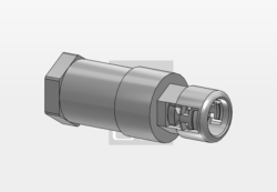 Reiku Joint for transmitter, NW 10mm, M18x1, black
