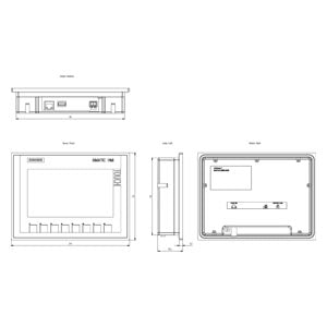 Siemens Simatic HMI KTP700, Basic panel, 7" TFT display