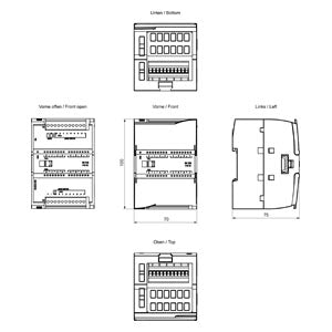 Siemens Simatic S7-1200, Digital input, 16 inputs, 24VDC