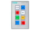 Siemens Key panel, 8 short-stroke switches, multi-colored LED