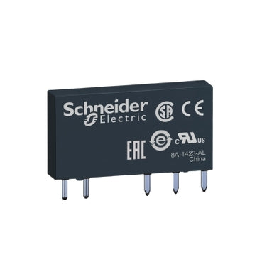Schneider Slim interface plug-in relay, 1 c/o, 24VDC, 6A Schneider Electric