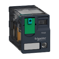 Schneider Miniature plug-in relay, 2 c/o, 120VDC, 12A Schneider Electric