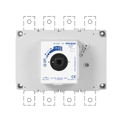 Telergon Switch disconnector for DC current, size 1, 160A