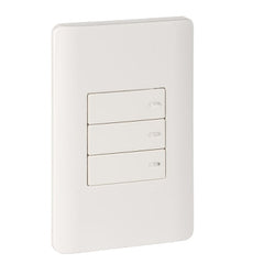 Schneider Full flat switch + ondicator, 3-lever, 1-way, 16A Schneider Electric