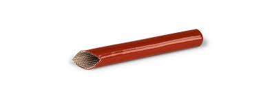 Favier Silicone coated 1,5 x 8mm Ø tube, brick red